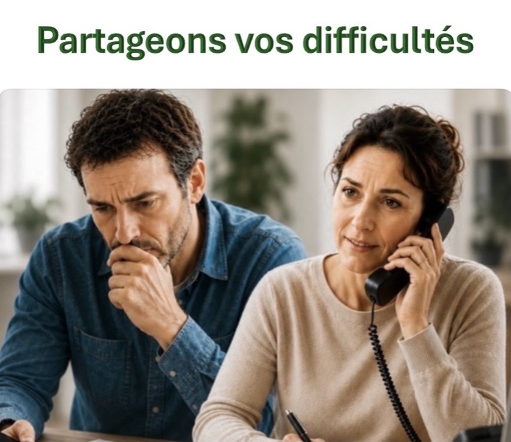 Partageons nos difficultés